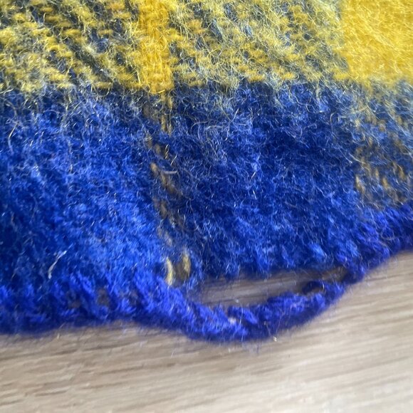 Vintage Ayers Wool Plaid Blanket/Throw - Picture 5 of 5